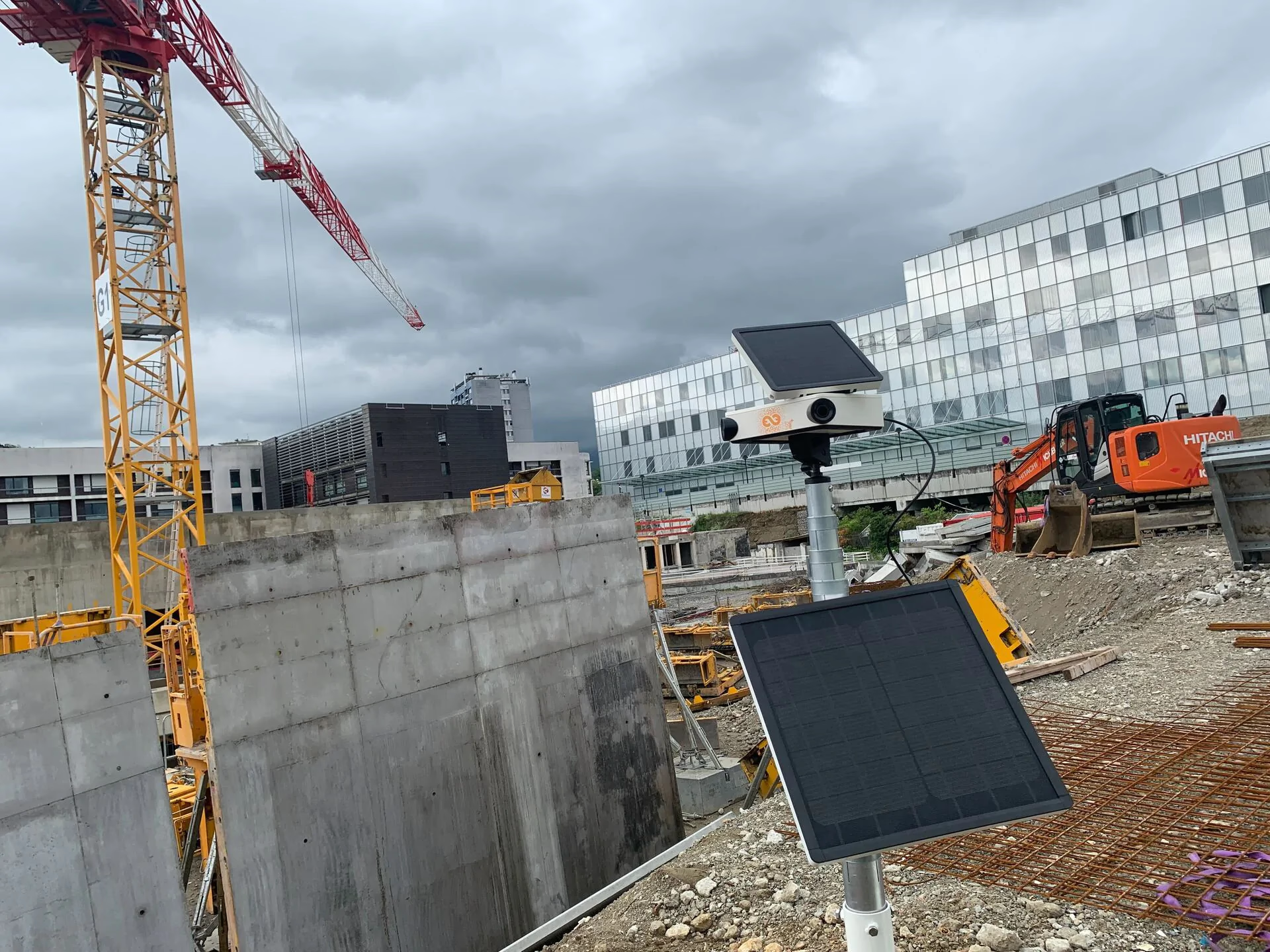 caméra de chantier surveillance à distance